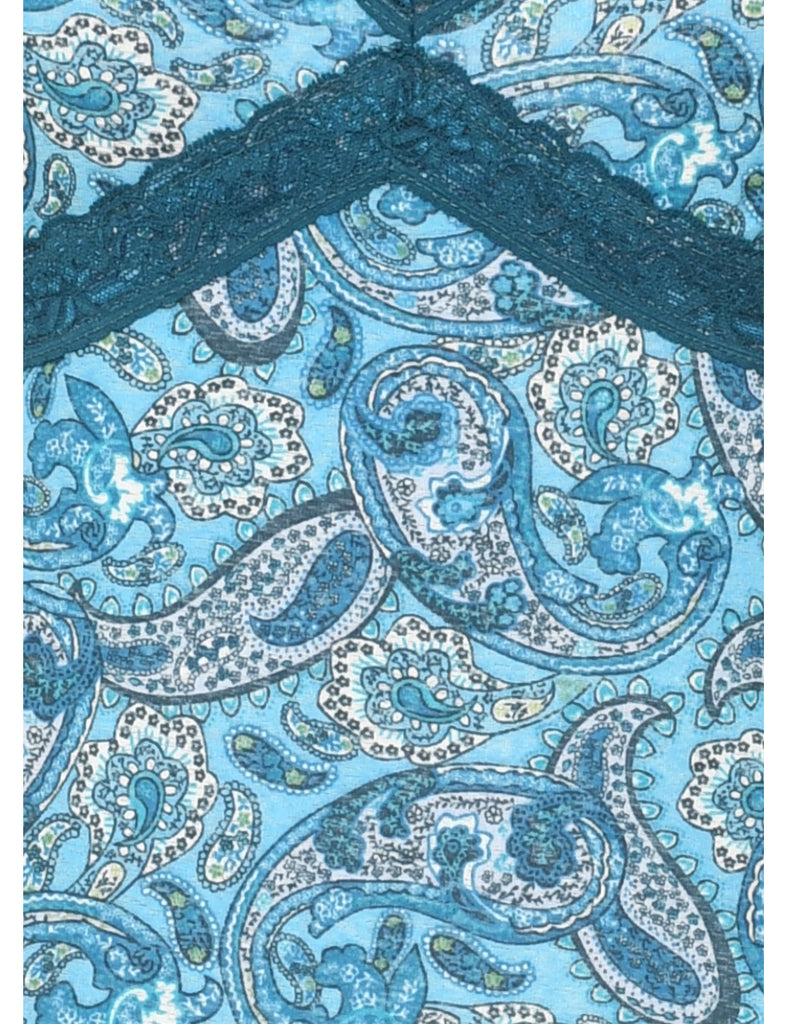 Paisley Printed Top - M