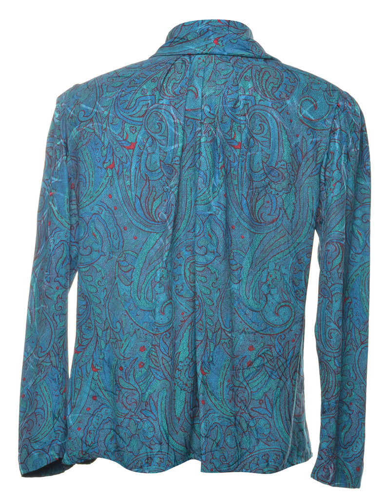 Paisley Silk Blouse - L
