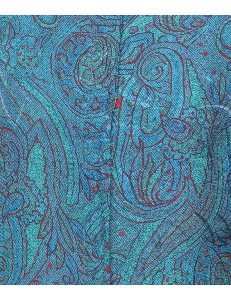 Paisley Silk Blouse - L