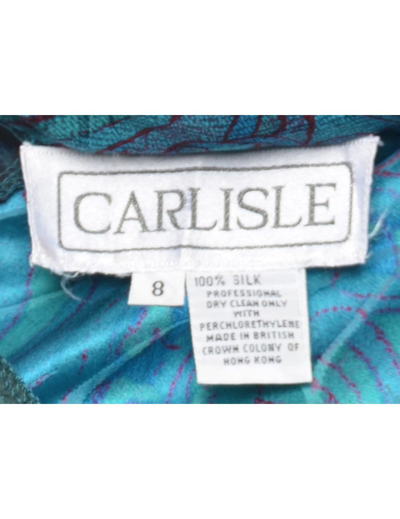 Paisley Silk Blouse - L