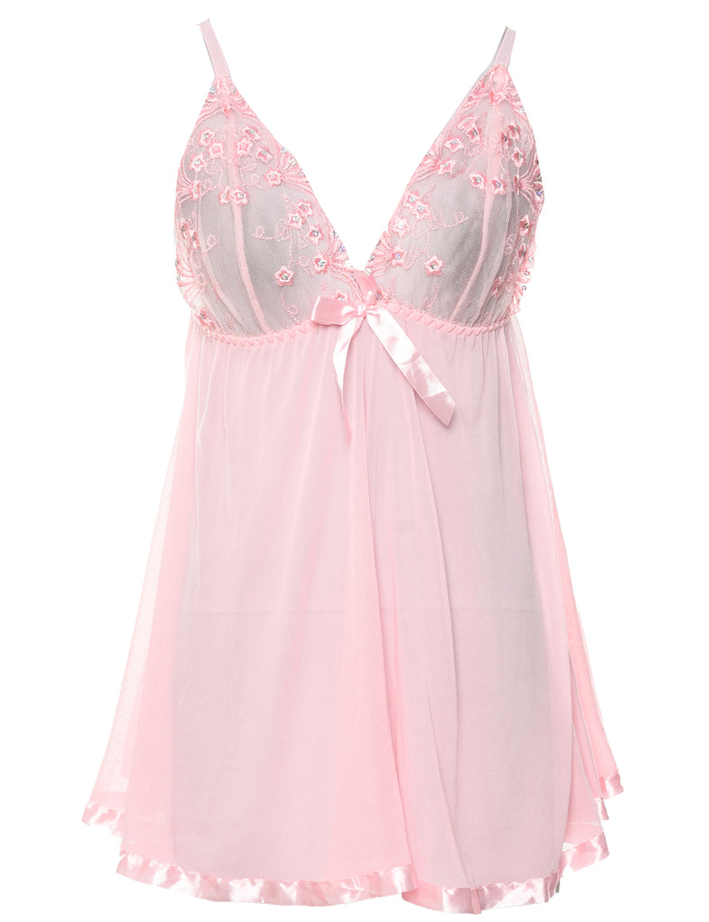 Pale Pink Babydoll - S