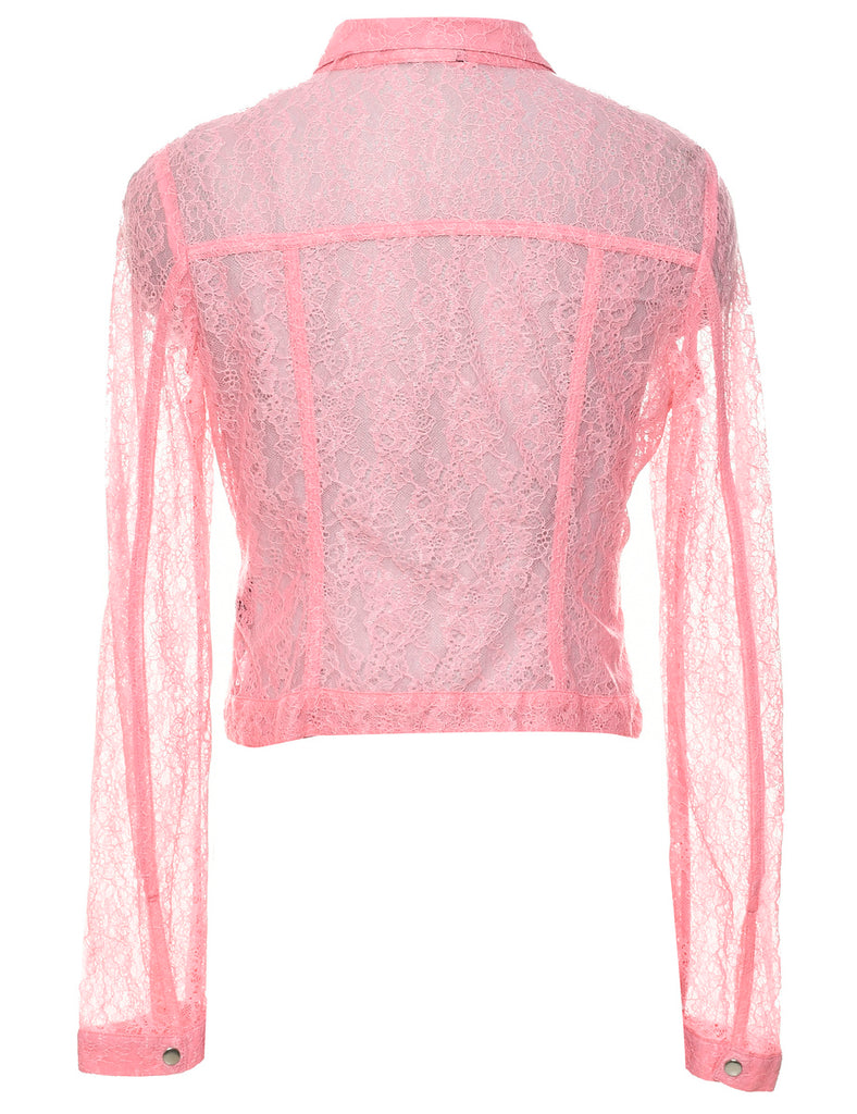 Pale Pink Blouse - M