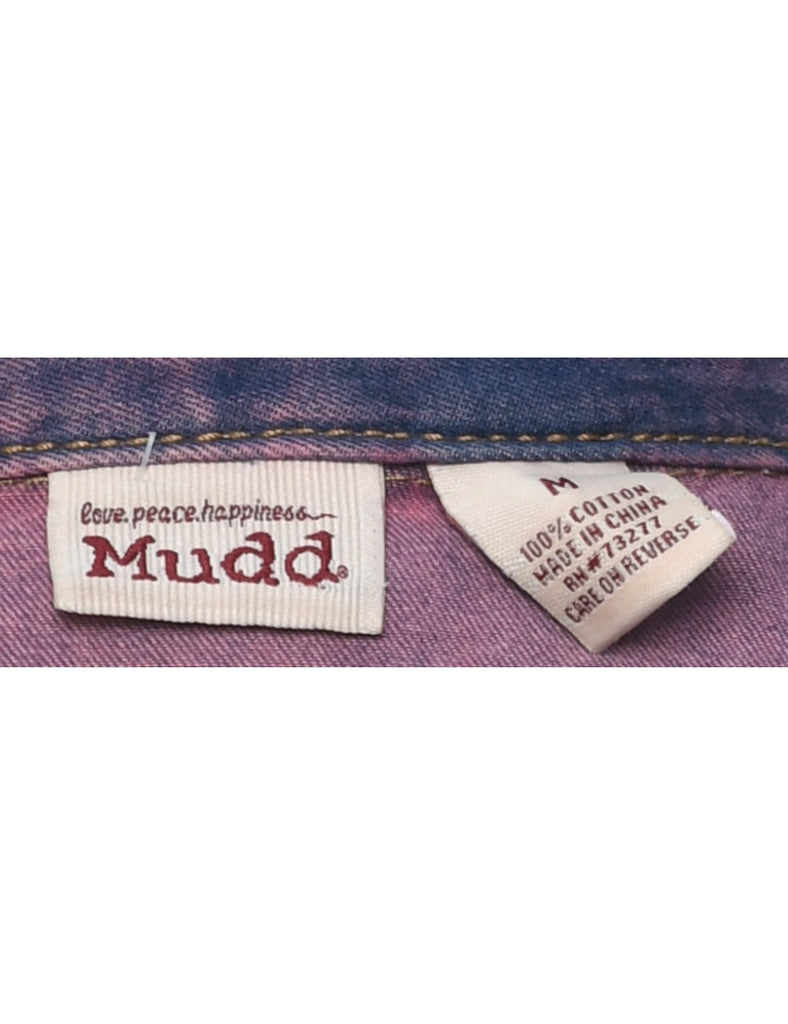 Pale Pink Denim Shirt - M