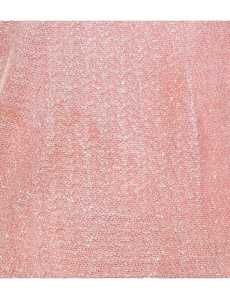 Pale Pink Evening Dress - M
