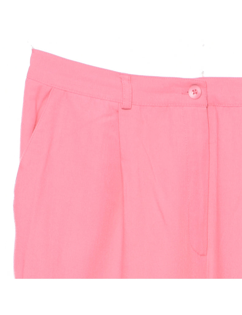 Pale Pink Tapered Trousers - W30 L28