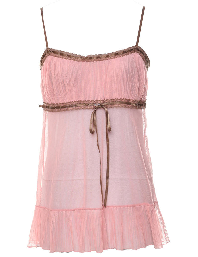 Pale Pink Y2K Babydoll - S