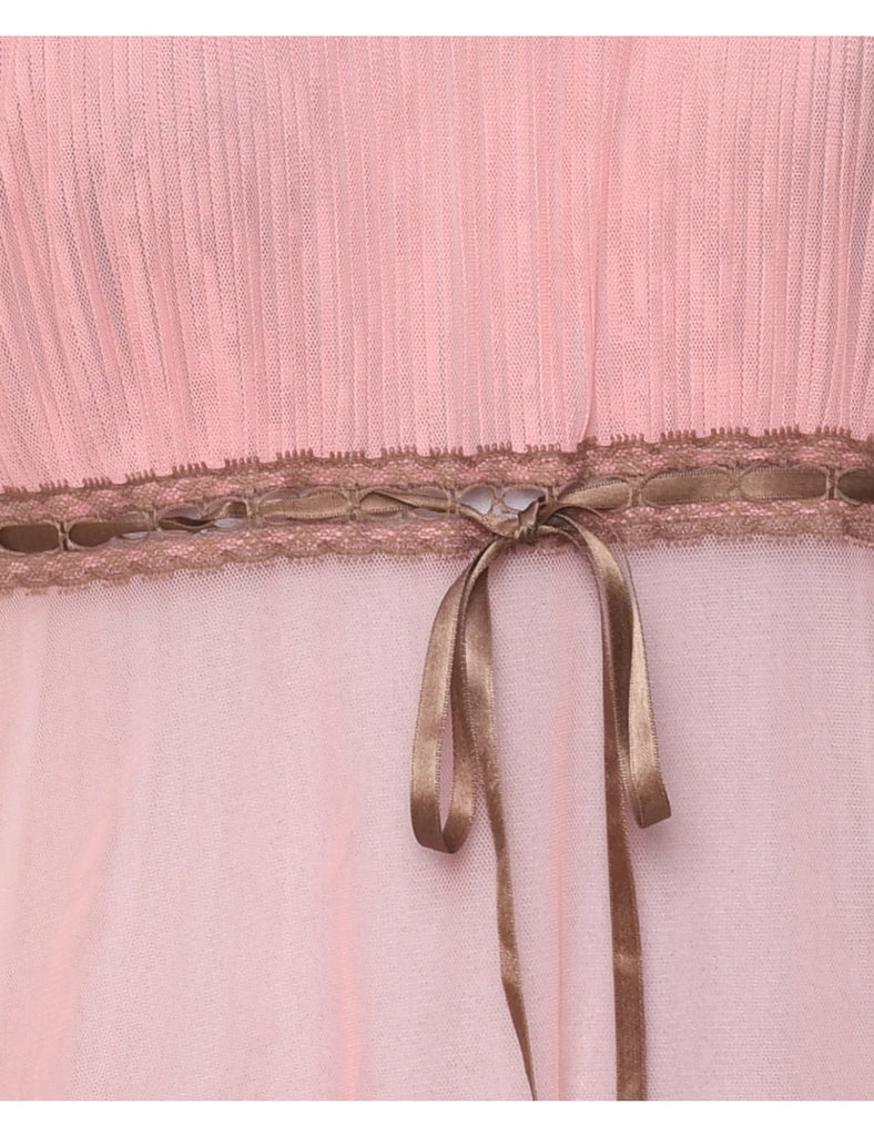 Pale Pink Y2K Babydoll - S