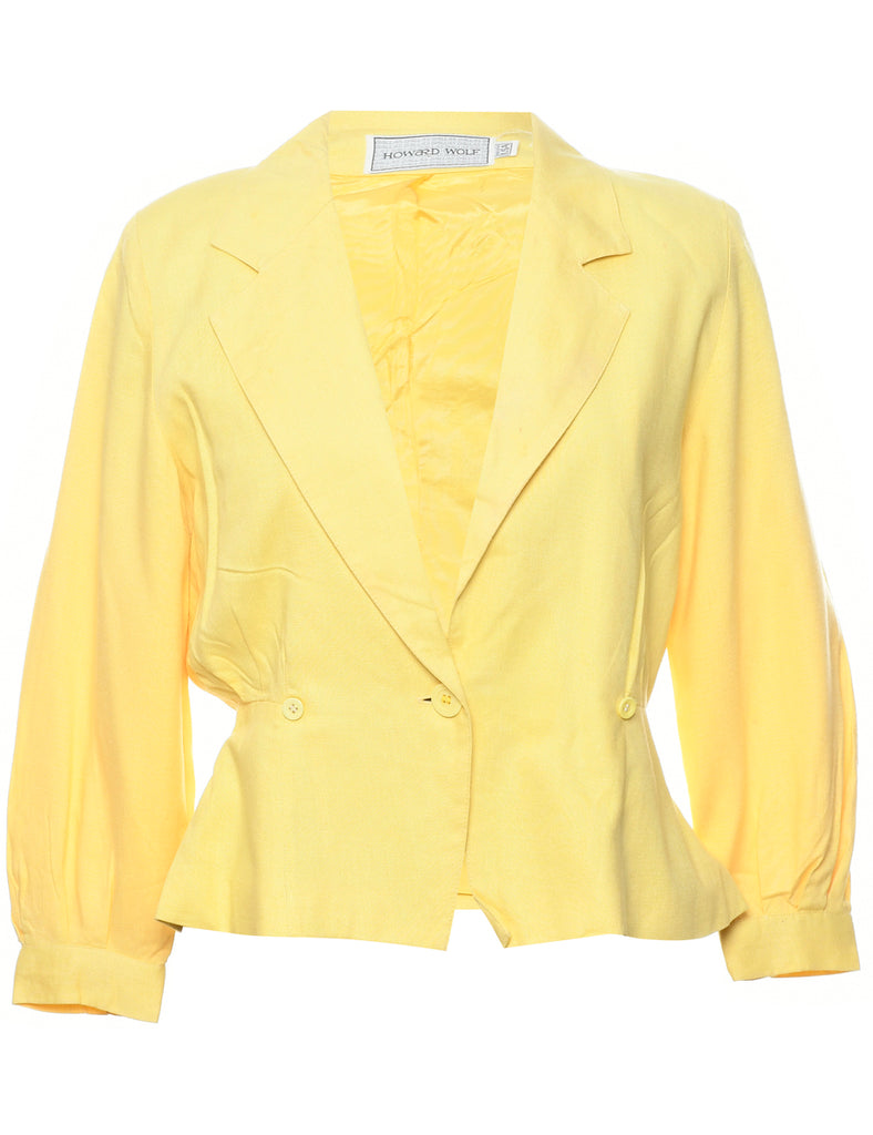 Pale Yellow Blazer - M