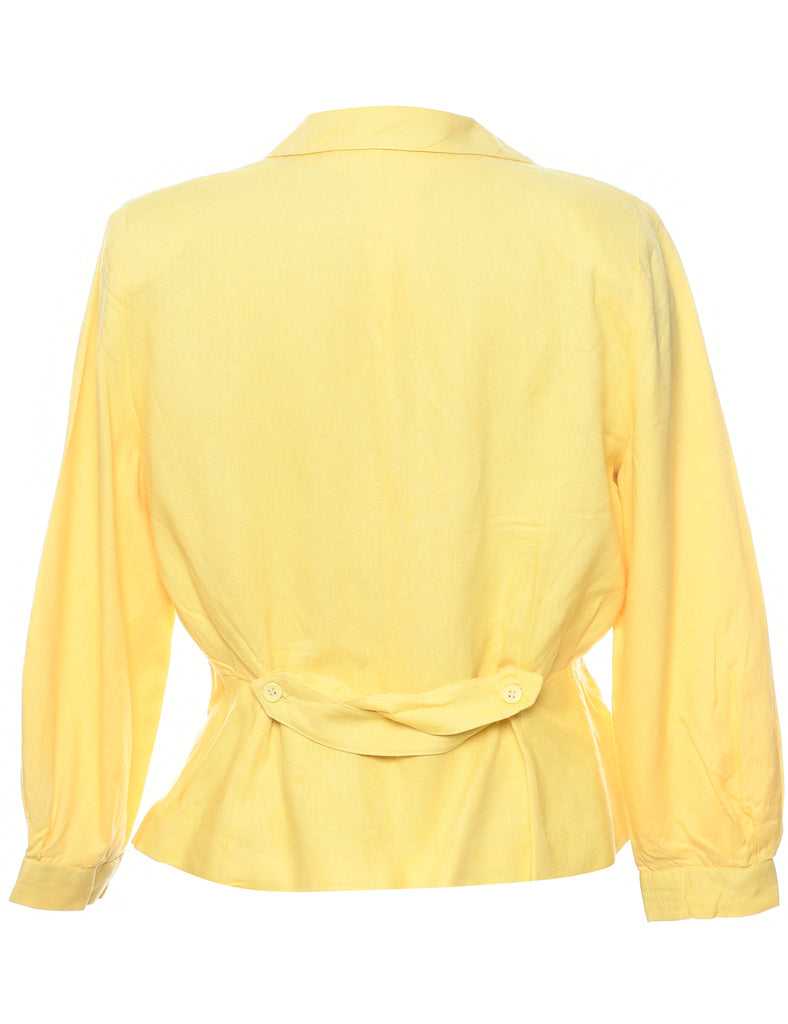 Pale Yellow Blazer - M