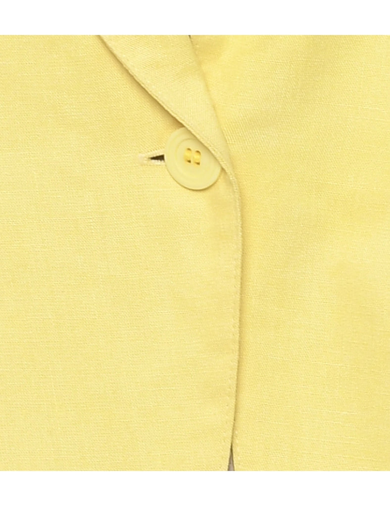 Pale Yellow Blazer - M
