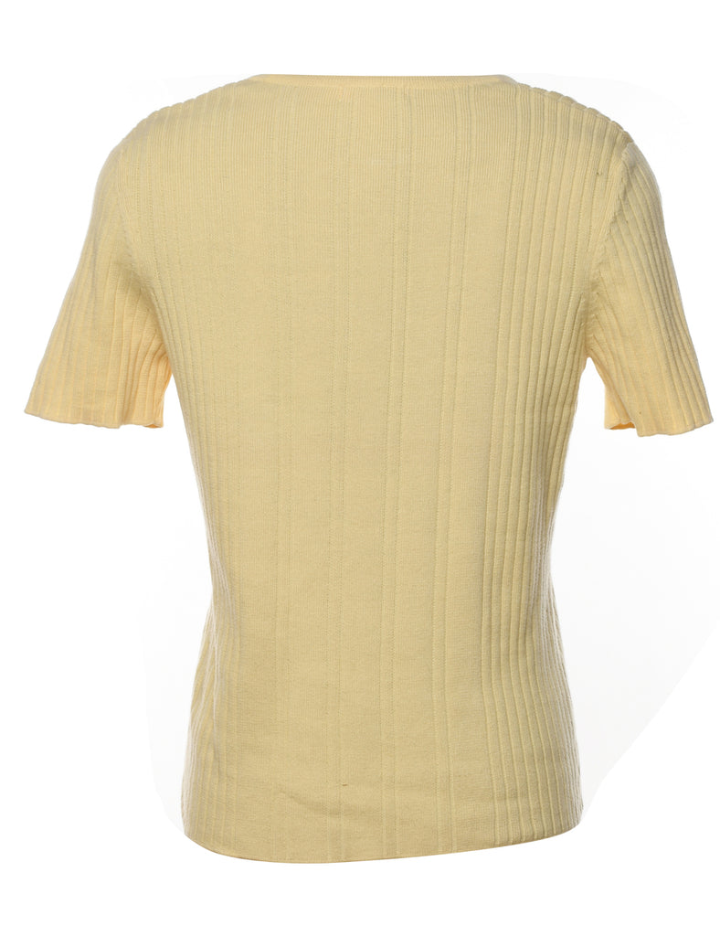Pale Yellow Jumper - S