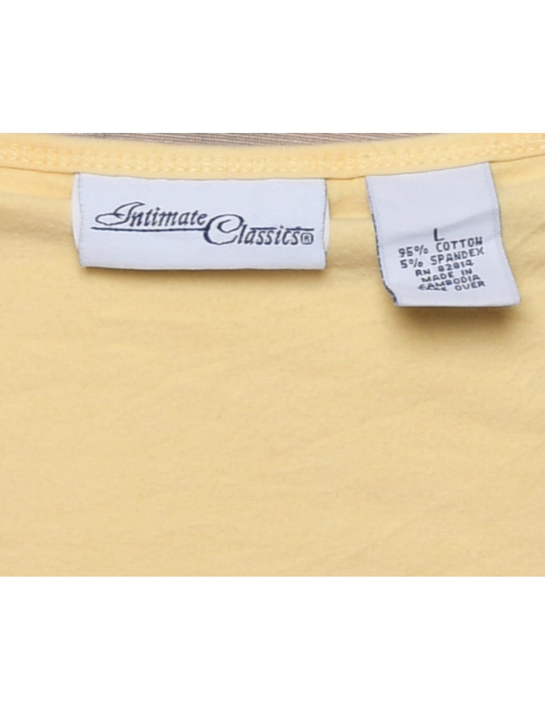 Pale Yellow Vest - L