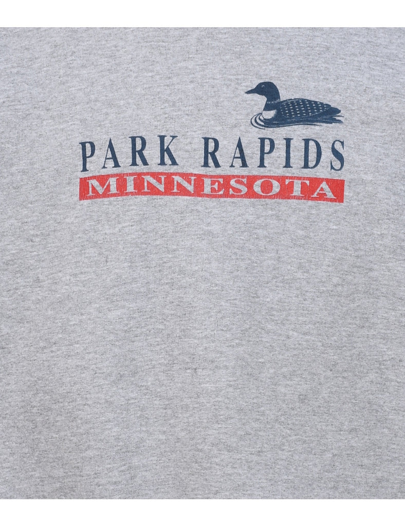 Park Rapid Minnesota Printed Sweatshirt - XL