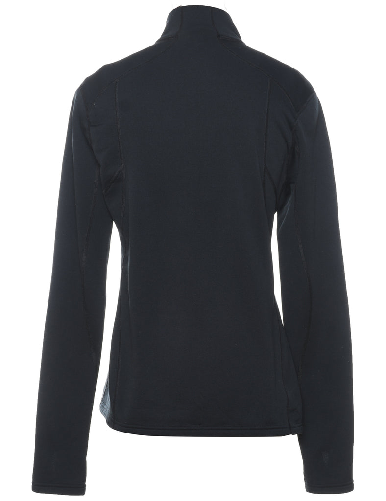 Patagonia Plain Black High Neck Sweatshirt - M