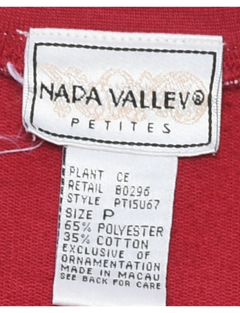 Patchwork Christmas Sweatshirt - S