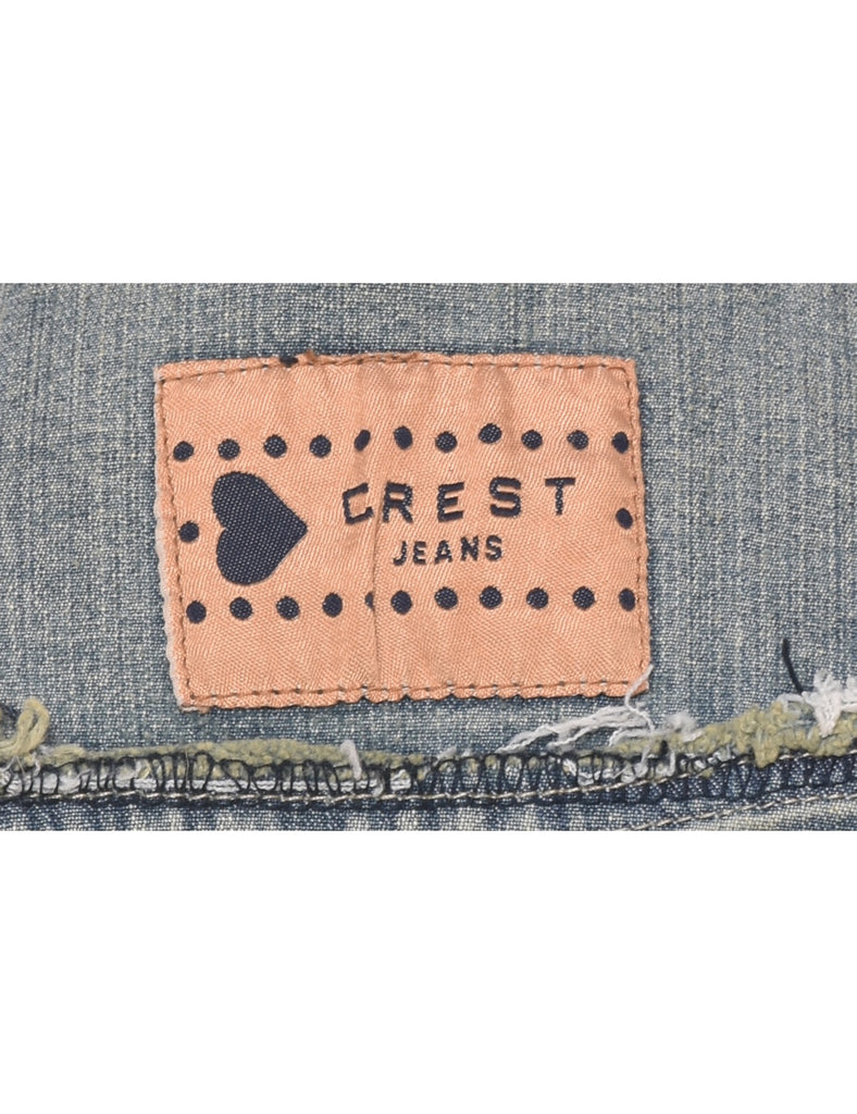 Patchwork Denim Jacket - S