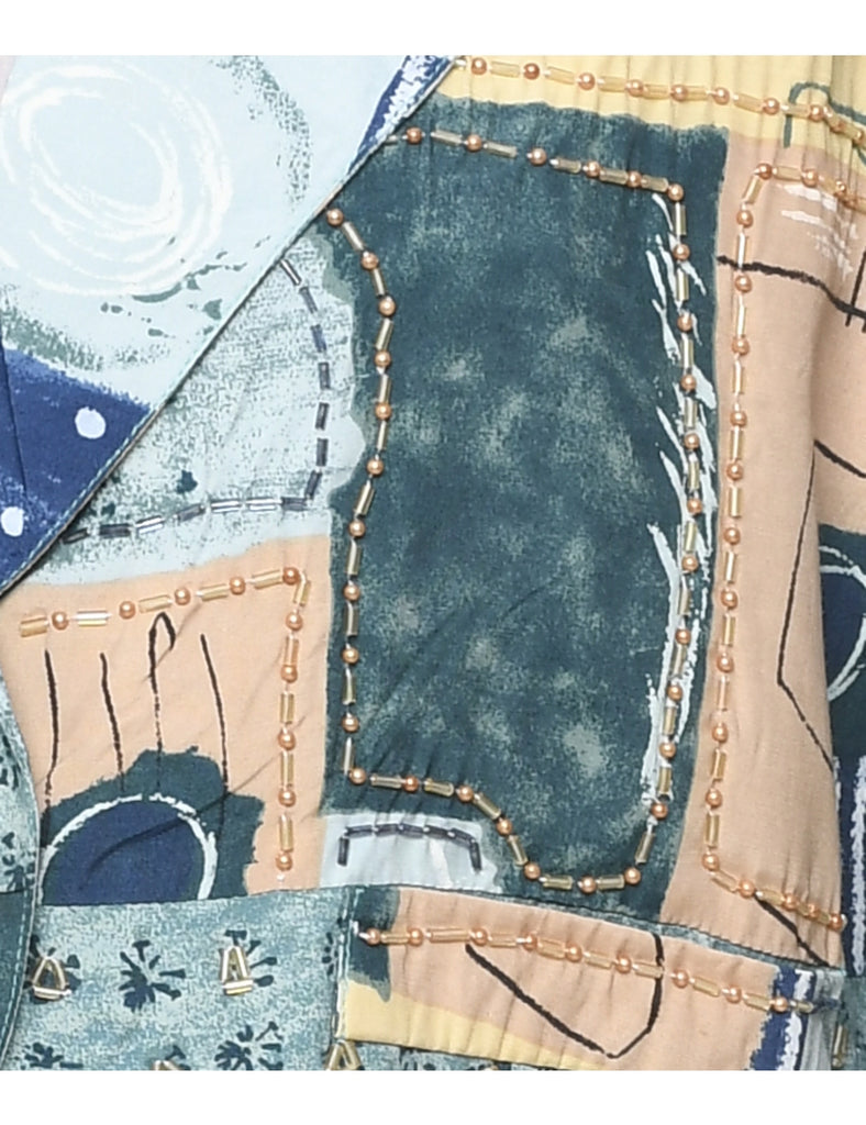 Patchwork Evening Jacket - L