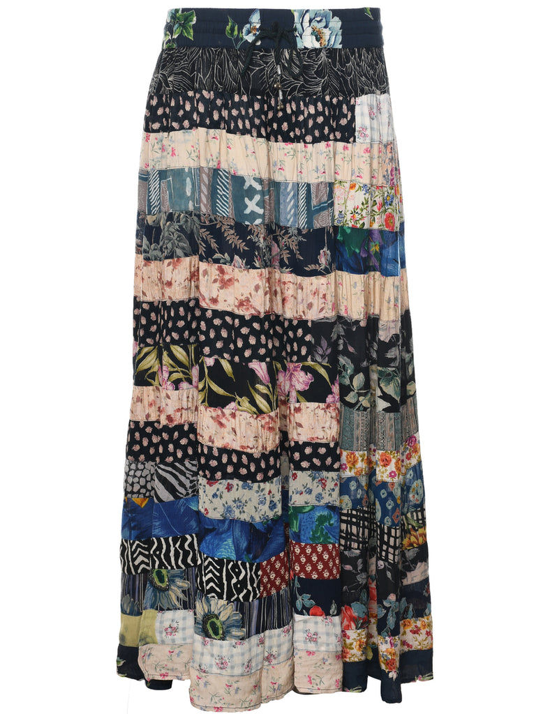 Patchwork Full Skirt - XL