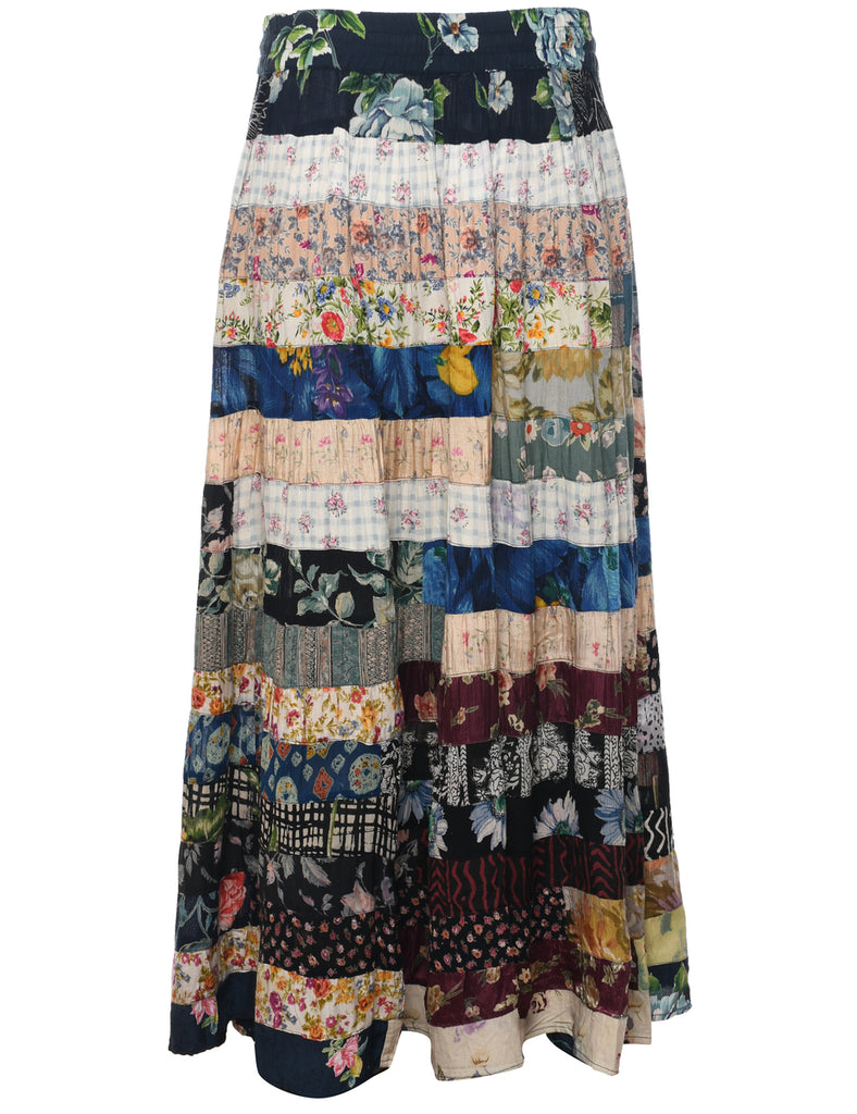 Patchwork Full Skirt - XL