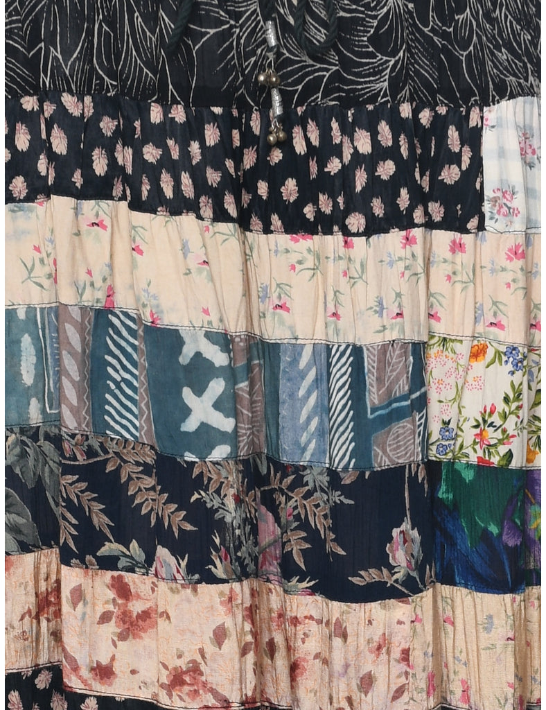 Patchwork Full Skirt - XL