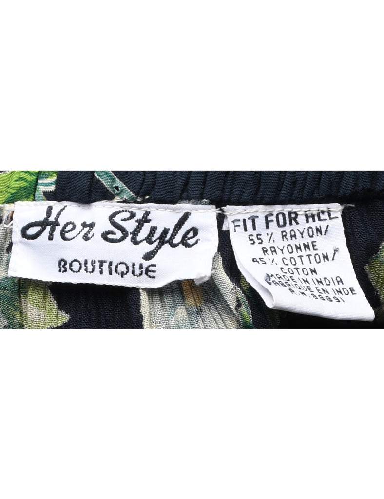 Patchwork Full Skirt - XL