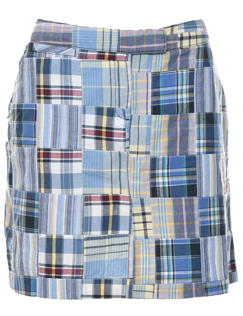 Patchwork Pencil Skirt - L