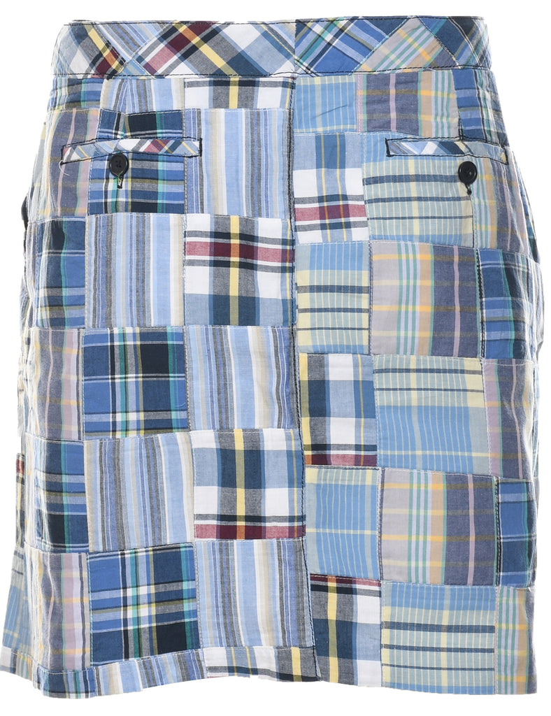 Patchwork Pencil Skirt - L
