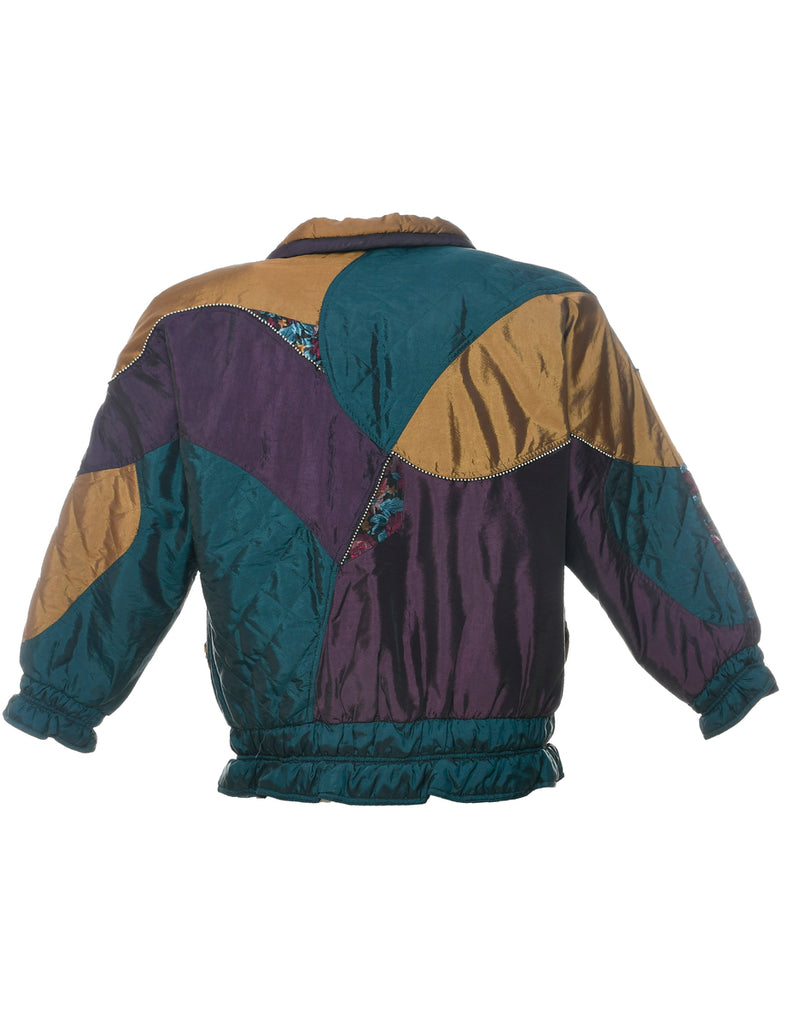 Patchwork Ski Jacket - S