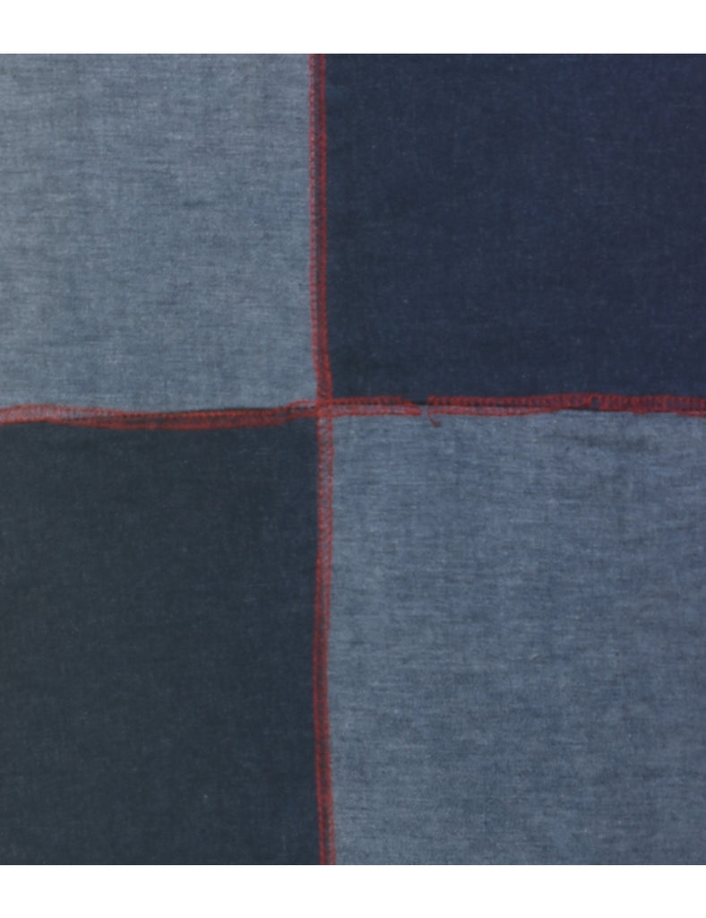 Patchwork Y2K Denim Skirt - S