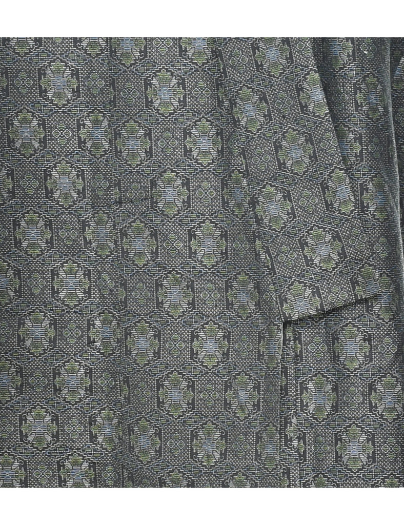 Pattern Full Length Kimono - L