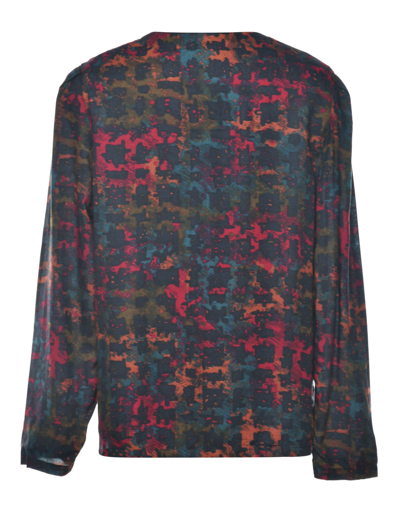 Patterned Blouse - M