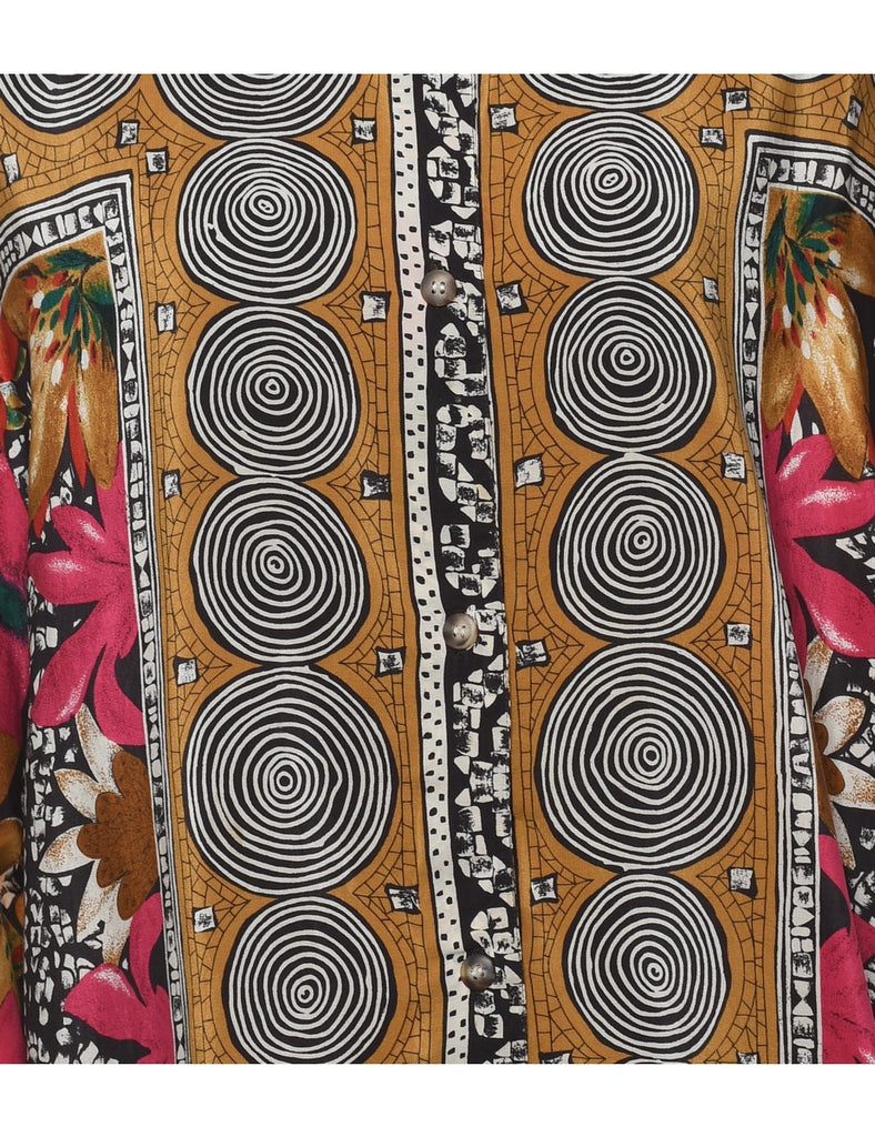 Patterned Blouse - L