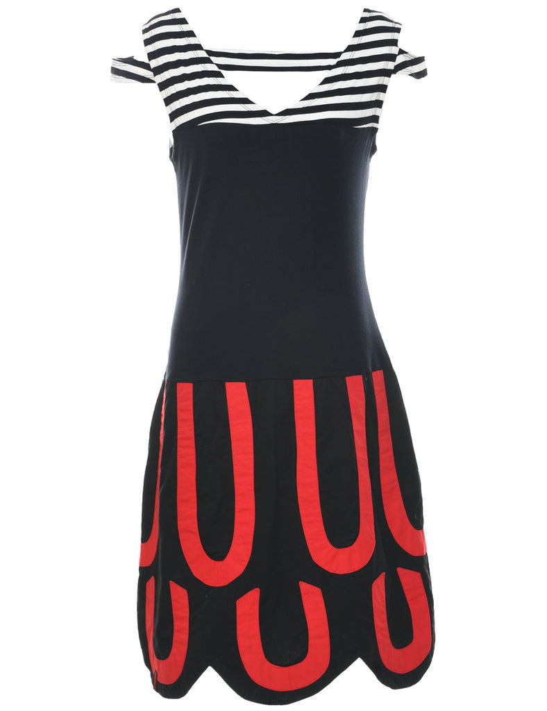 Patterned Dress - L
