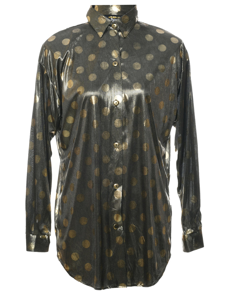 Patterned Evening Shirt - L