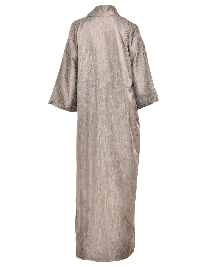 Patterned Full Length Kimono - L