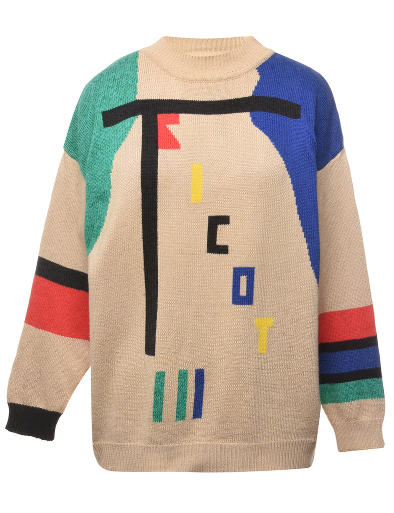 Patterned Jumper - L
