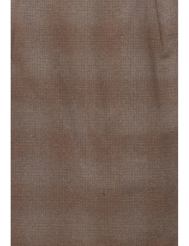 Patterned Pencil Skirt - M