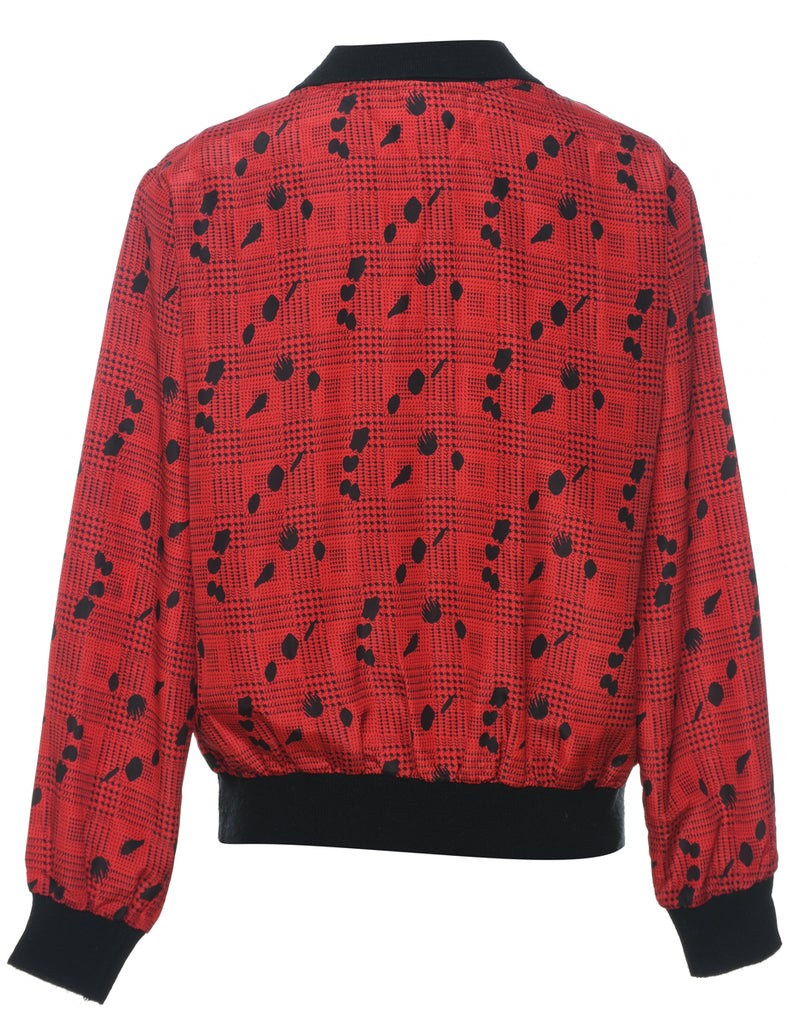 Patterned Printed Top - L