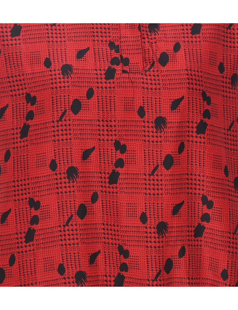 Patterned Printed Top - L