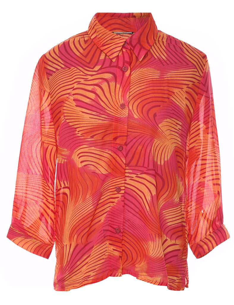 Patterned Shirt - L