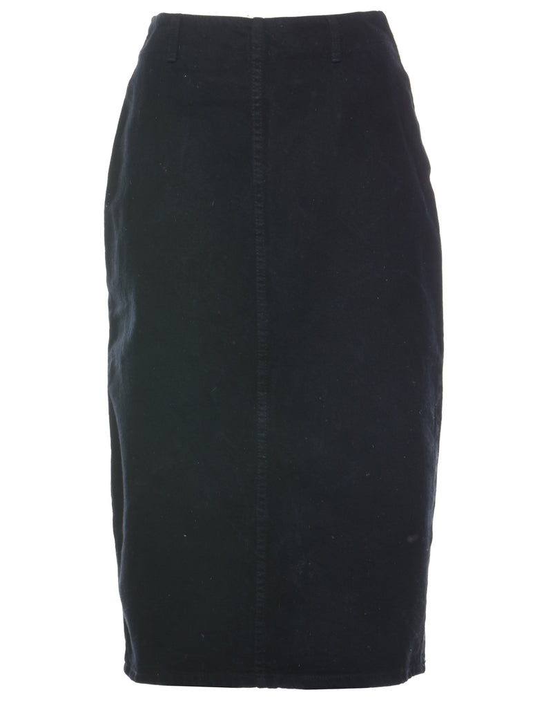 Pencil Shape Denim Skirt - S