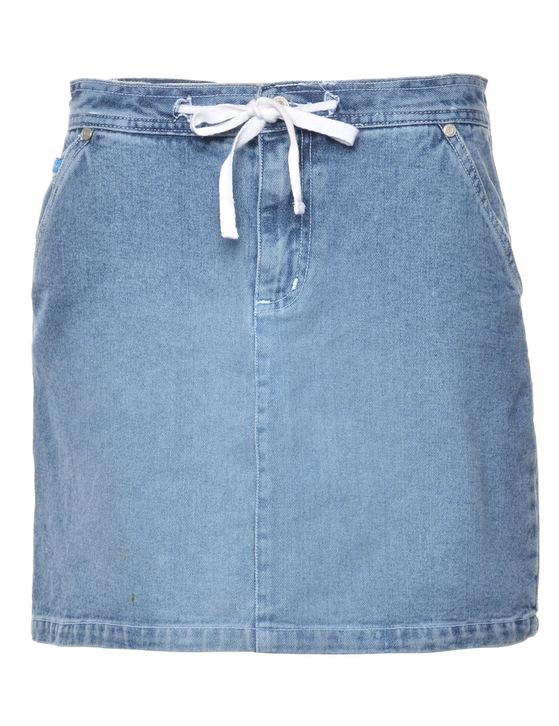 Pencil Shape Denim Skirt - S
