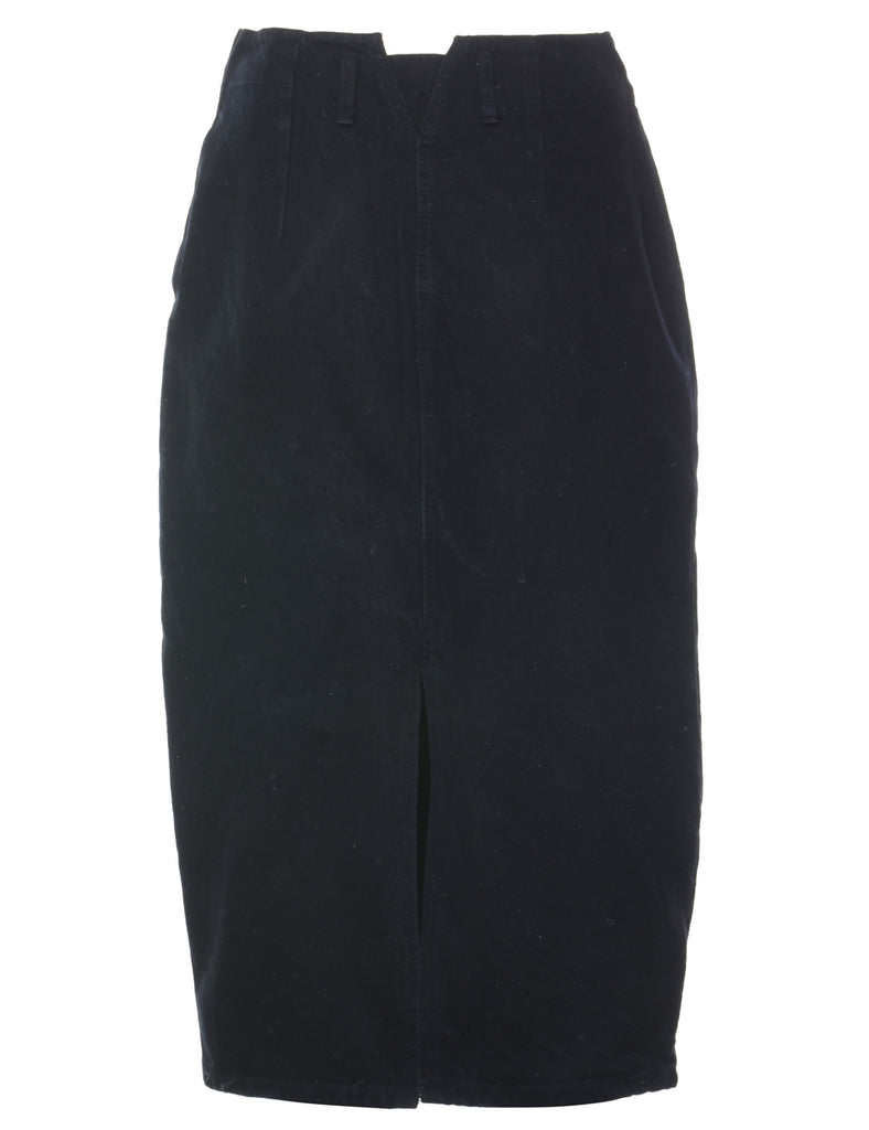Pencil Shape Denim Skirt - S