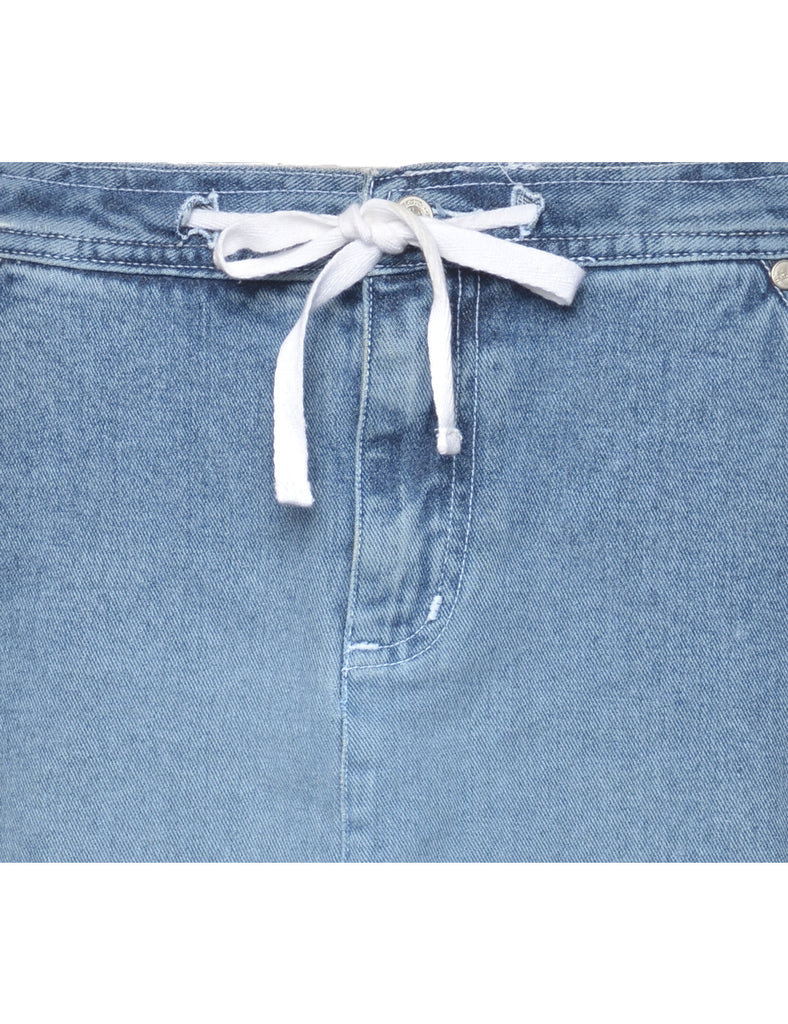Pencil Shape Denim Skirt - S