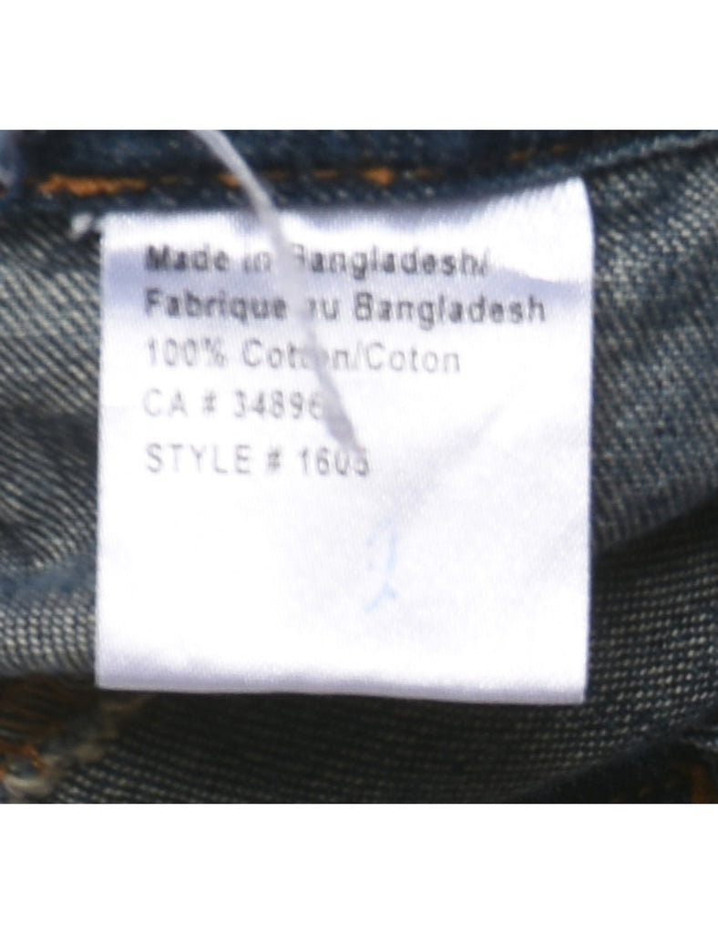 Pencil Shape Denim Skirt - S