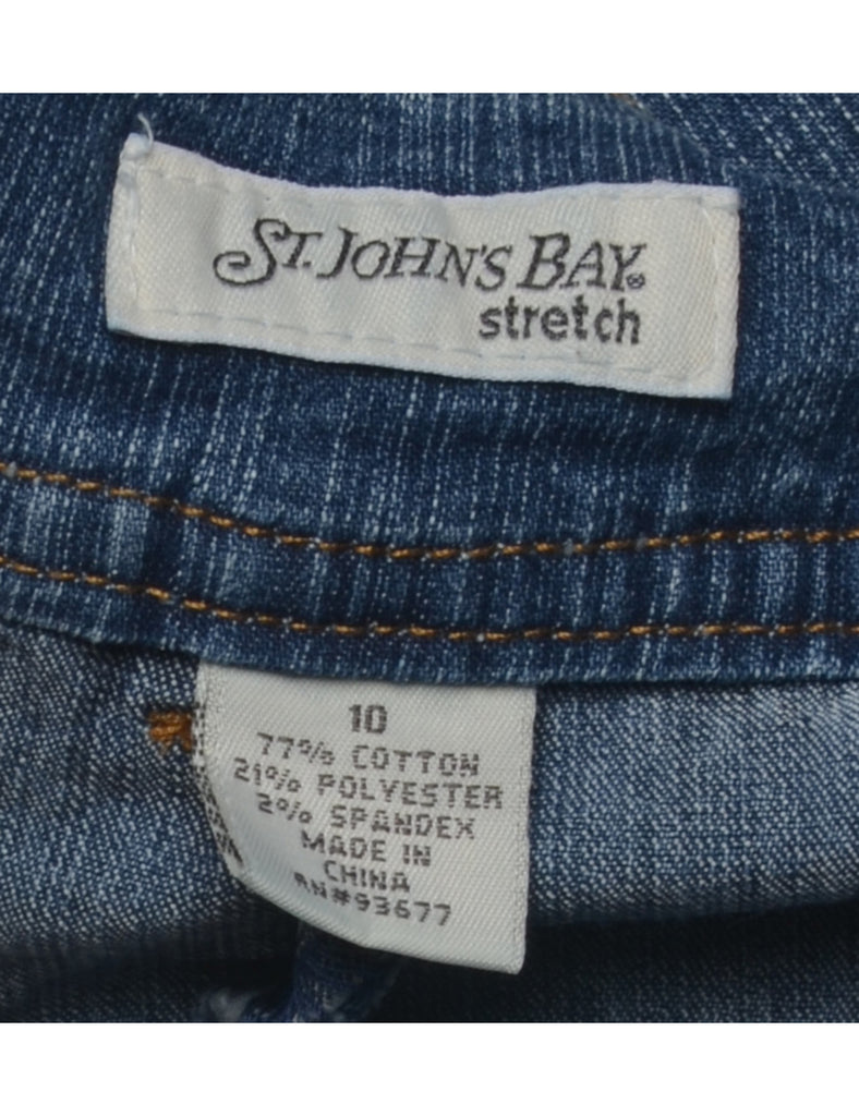 Pencil Shape Denim Skirt - L