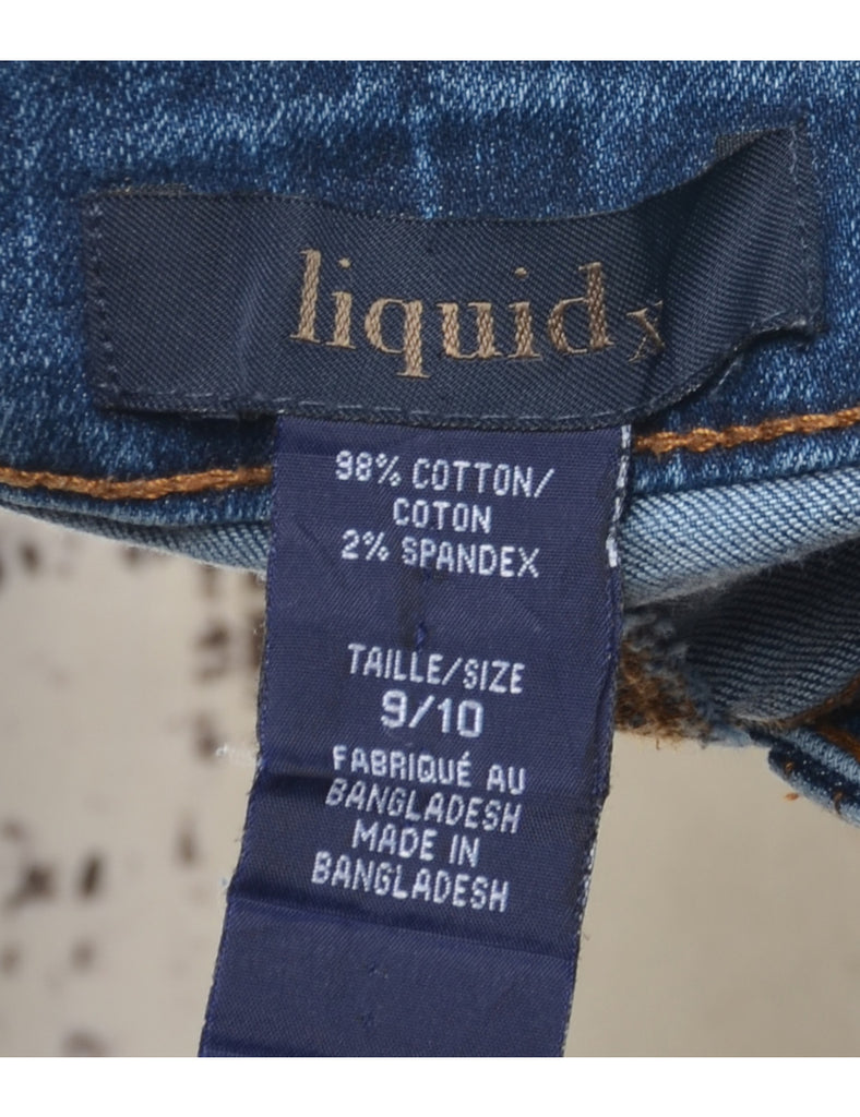 Pencil Shape Denim Skirt - M