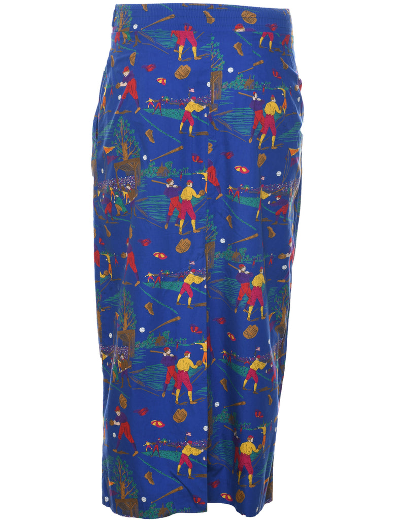 Pencil Shape Maxi Skirt - S