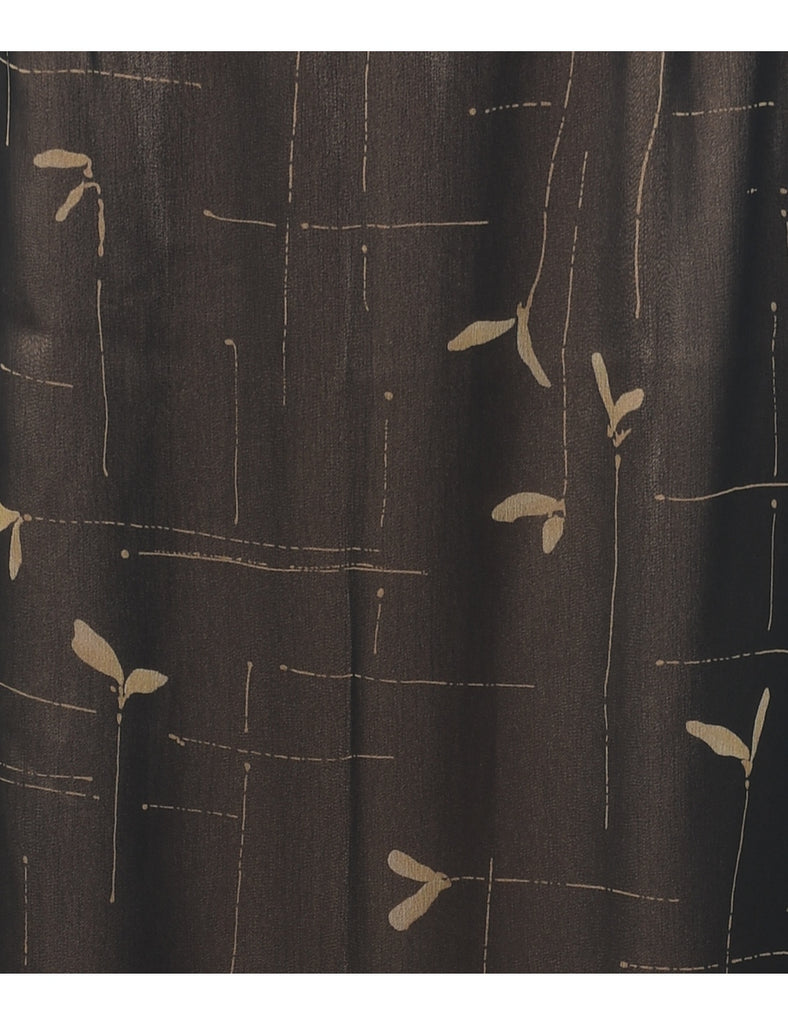 Pencil Shape Maxi Skirt - M
