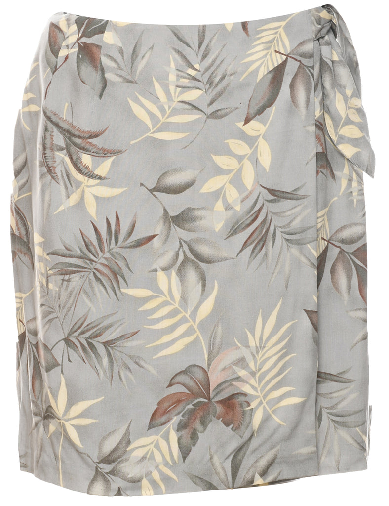 Pencil Shape Tiered Skirt - M